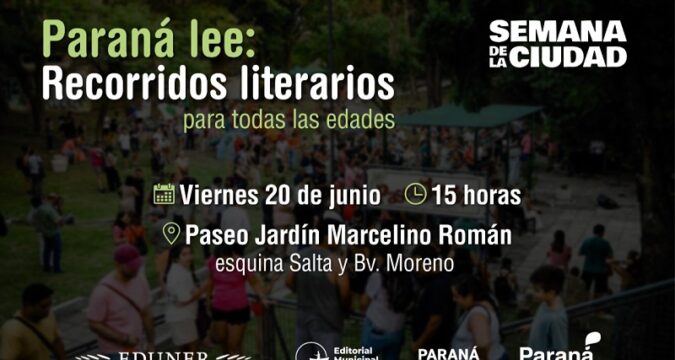 Nueva edición de Paraná Lee recorridos literarios