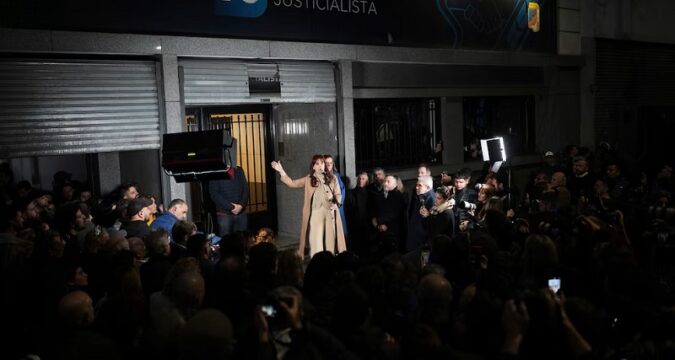 Cristina Kirchner tras condena: «El Poder Judicial le agrega el cepo al voto popular»